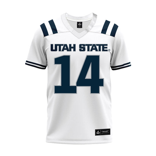 Utah State - NCAA Football : Bronson Olevao Jr. - Premium Football Jersey-0