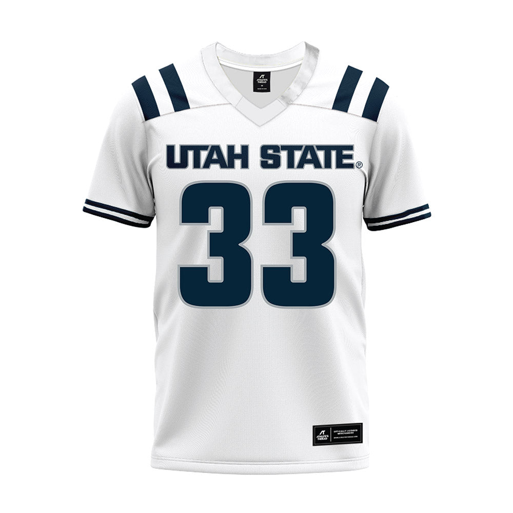 Utah State - NCAA Football : Grayson Brousseau - Premium Football Jersey-0