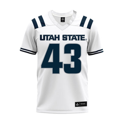 Utah State - NCAA Football : Diego Grateron - Premium Football Jersey-0