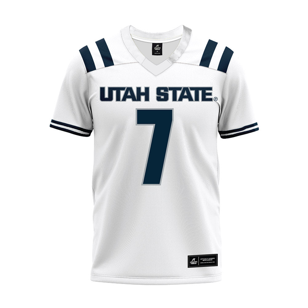 Utah State - NCAA Football : Kahanu Davis - Premium Football Jersey-0