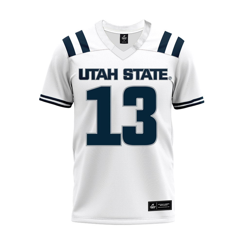 Utah State - NCAA Football : Hyrum Hatch - Premium Football Jersey-0