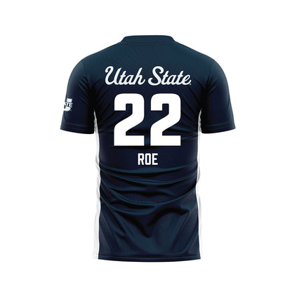 Utah State - NCAA Women's Soccer : Hannah Roe - Soccer Jersey-1