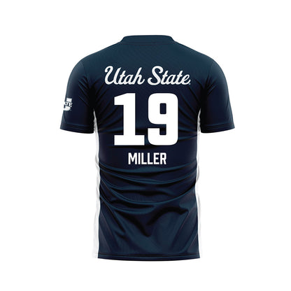 Utah State - NCAA Women's Soccer : Austin Miller - Soccer Jersey-1