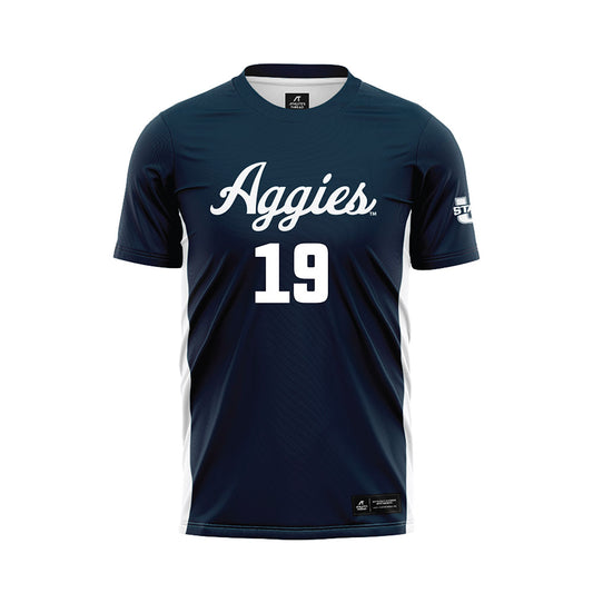 Utah State - NCAA Women's Soccer : Austin Miller - Soccer Jersey-0