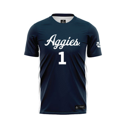 Utah State - NCAA Women's Soccer : Ivy Nystrom - Soccer Jersey-0