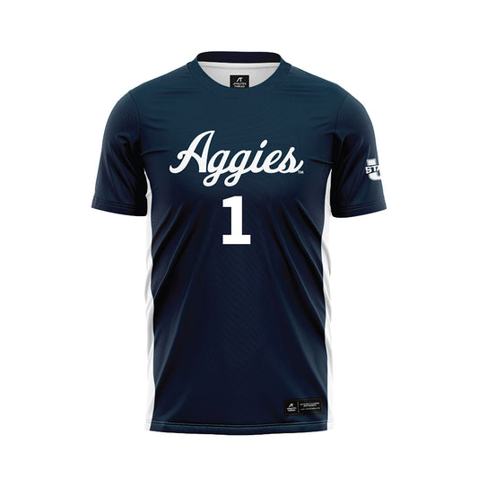 Utah State - NCAA Women's Soccer : Ivy Nystrom - Soccer Jersey-0