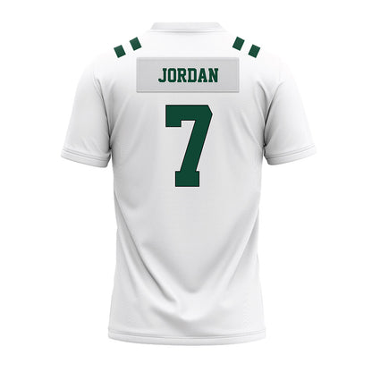 Portland State - NCAA Football : CJ Jordan - White Premium Football Jersey-1