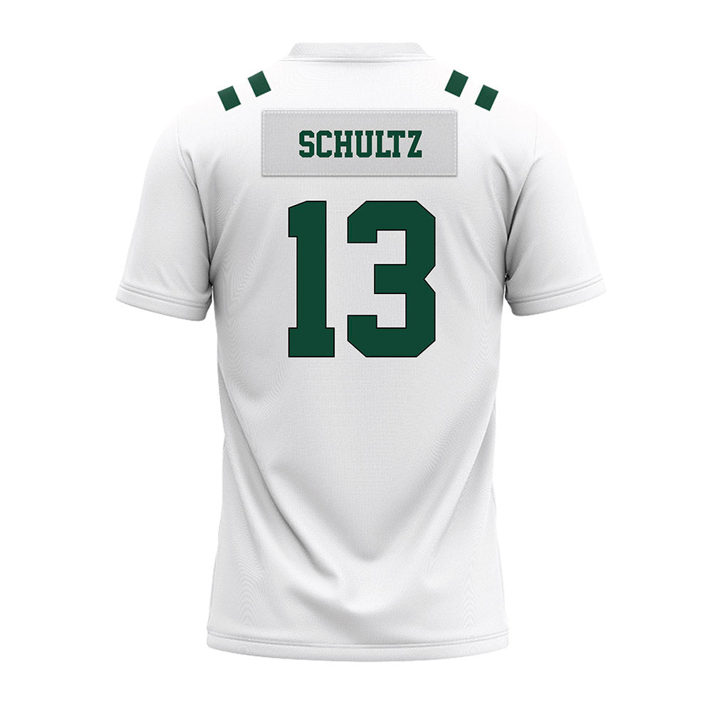 Portland State - NCAA Football : Eddy Schultz - White Premium Football Jersey-1