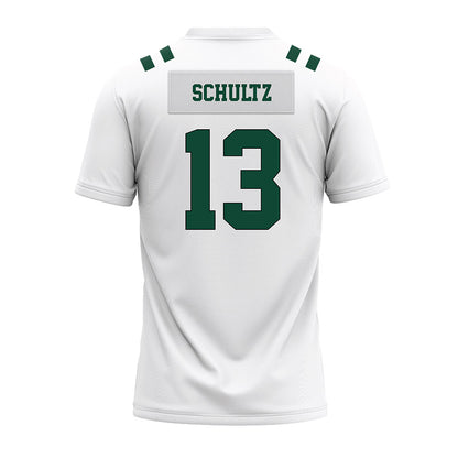 Portland State - NCAA Football : Eddy Schultz - White Premium Football Jersey-1