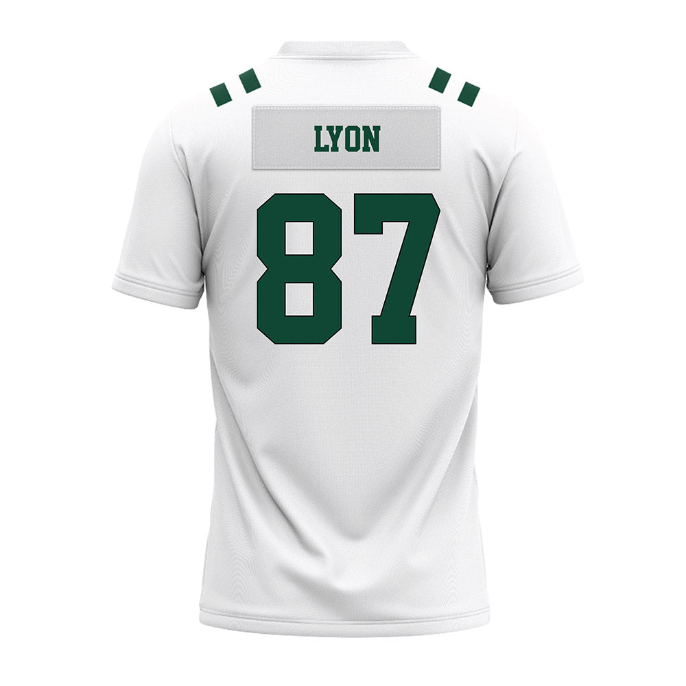 Portland State - NCAA Football : Seth Lyon - White Premium Football Jersey-1