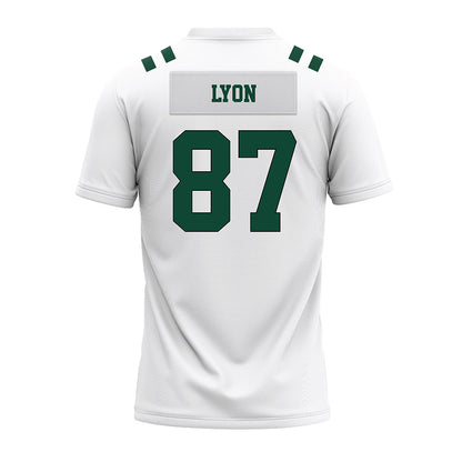 Portland State - NCAA Football : Seth Lyon - White Premium Football Jersey-1