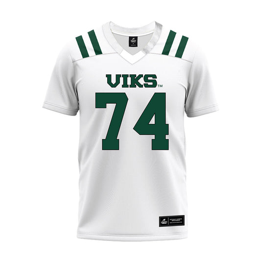 Portland State - NCAA Football : Pule Leatigaga - White Premium Football Jersey