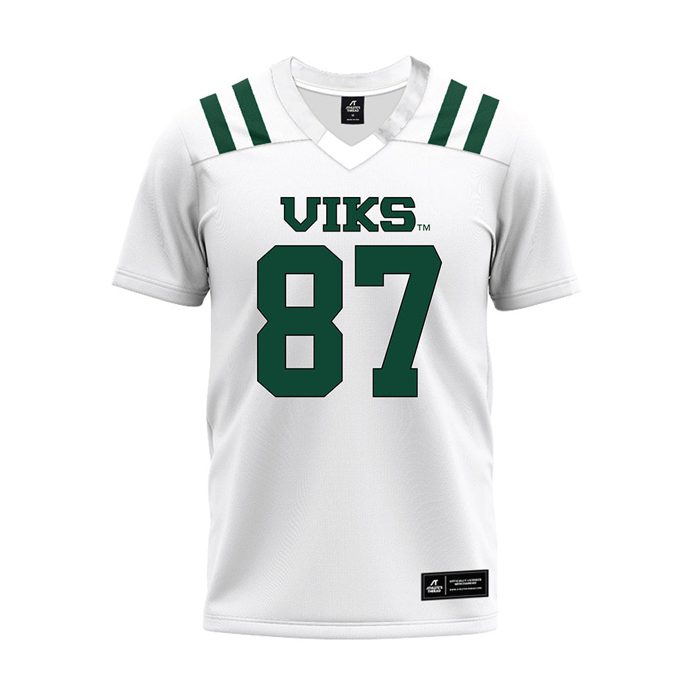 Portland State - NCAA Football : Seth Lyon - White Premium Football Jersey-0