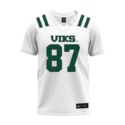 Portland State - NCAA Football : Seth Lyon - White Premium Football Jersey-0