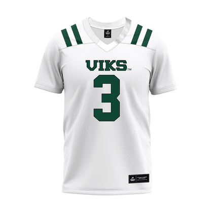 Portland State - NCAA Football : Terence Loville - White Premium Football Jersey-0