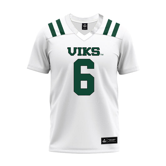 Portland State - NCAA Football : Cru Newman - White Premium Football Jersey-0