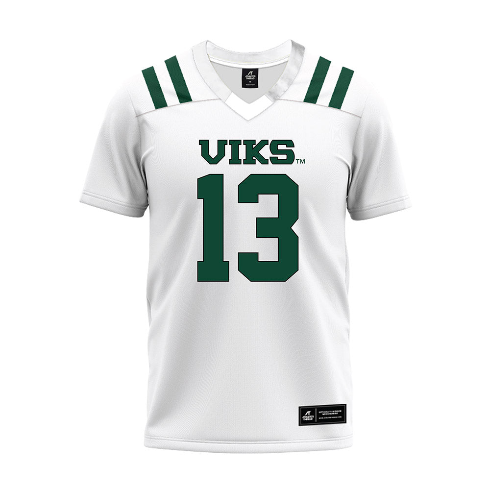 Portland State - NCAA Football : Eddy Schultz - White Premium Football Jersey-0
