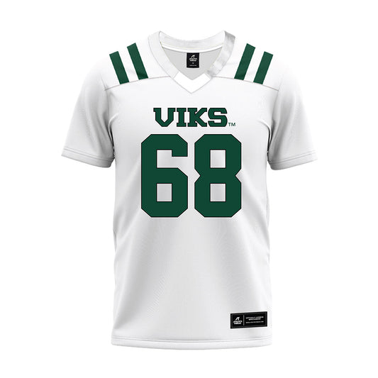 Portland State - NCAA Football : Semisi Latu - White Premium Football Jersey-0