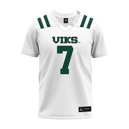 Portland State - NCAA Football : CJ Jordan - White Premium Football Jersey-0