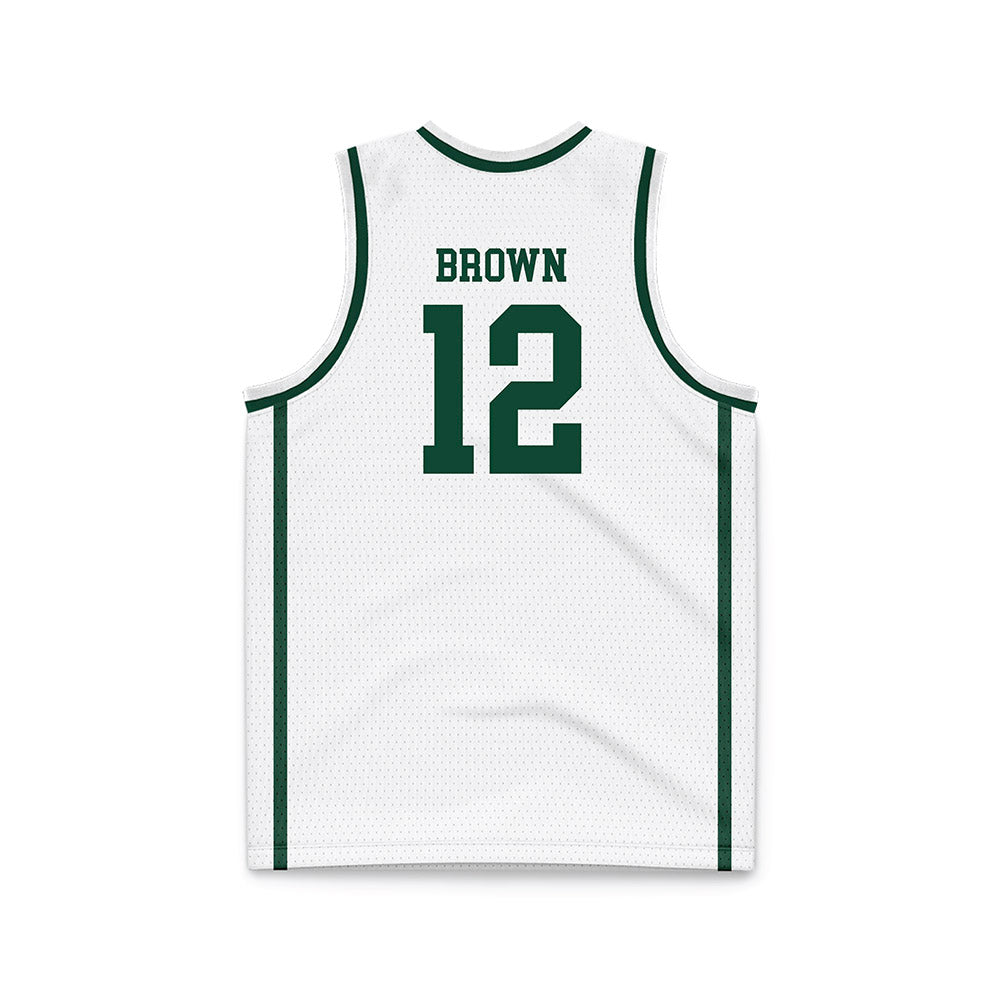 Portland State - NCAA Women's Basketball : Kyleigh Brown - White Basketball Jersey-1