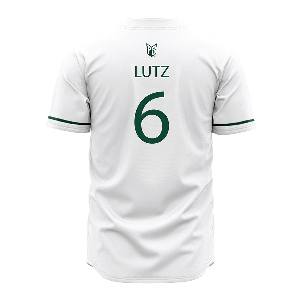 Portland State - NCAA Softball : Breanna Lutz - White Jersey-1