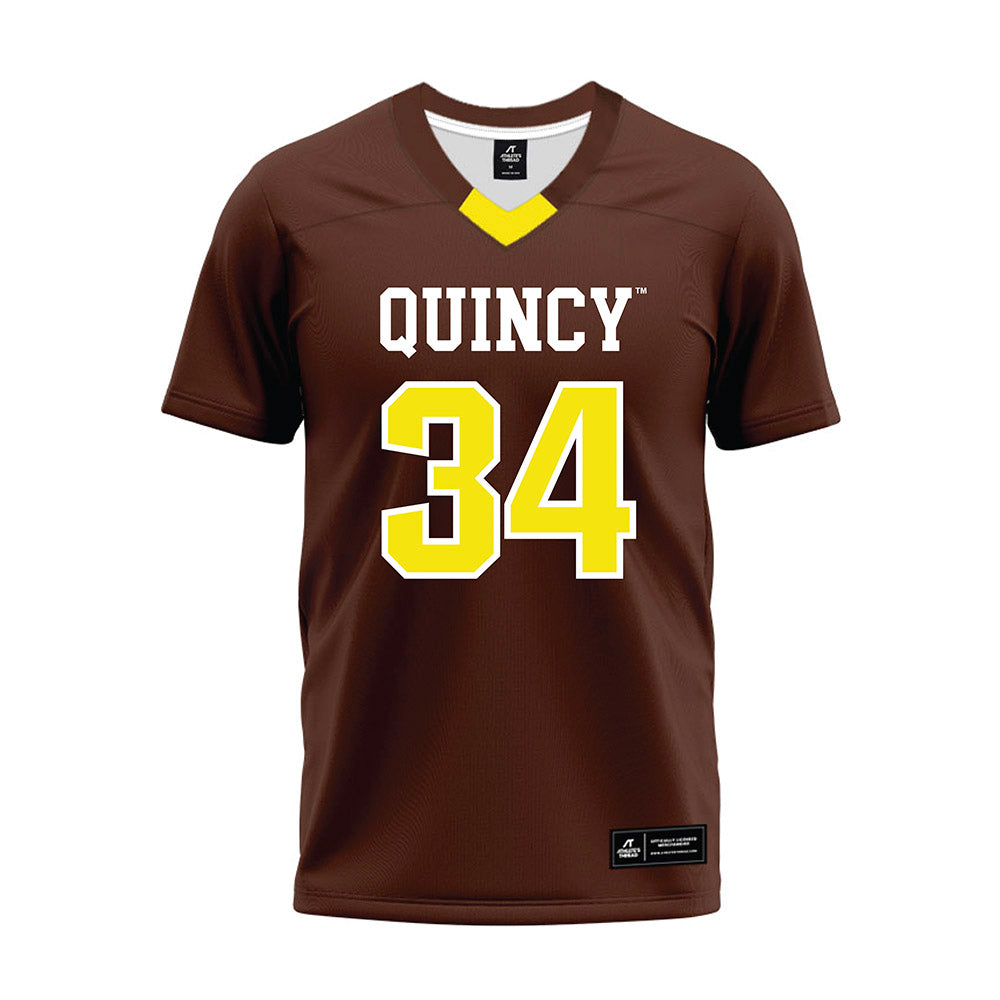 Quincy - NCAA Football : Josiah Oliver - Premium Football Jersey-0