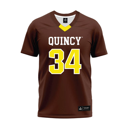 Quincy - NCAA Football : Josiah Oliver - Premium Football Jersey-0