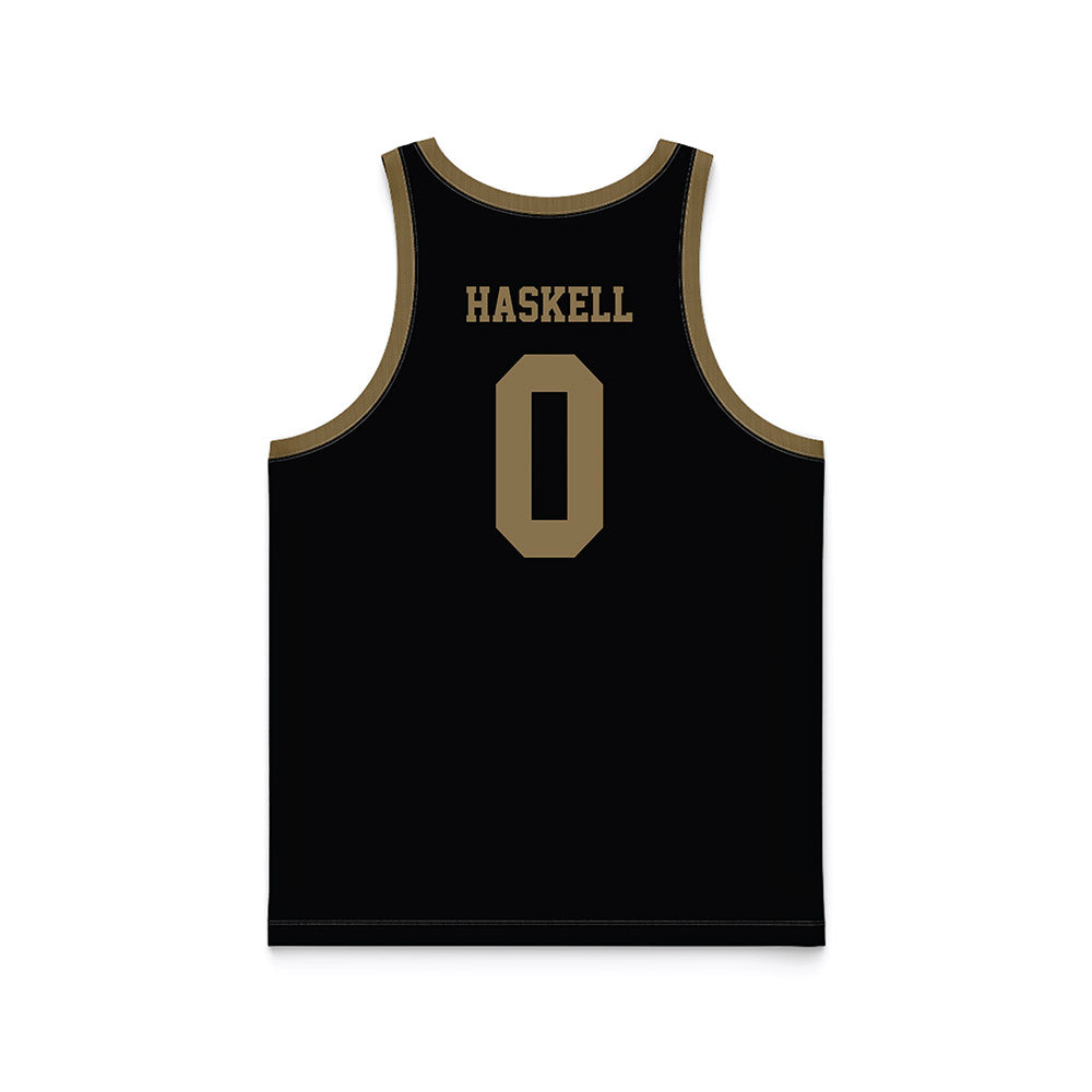 UNC Pembroke - NCAA Men's Basketball : Bradlee Haskell - Basketball Jersey-1