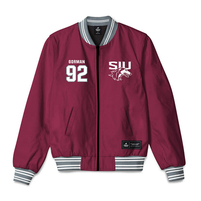 SIU Carbondale - NCAA Football : Elijah Gorman - Bomber Jacket-0