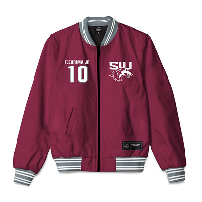 SIU Carbondale - NCAA Football : Bernadin Fleurima Jr - Bomber Jacket-0