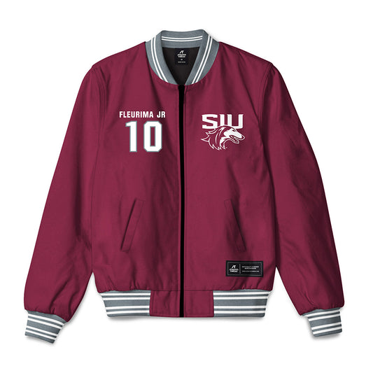 SIU Carbondale - NCAA Football : Bernadin Fleurima Jr - Bomber Jacket-0