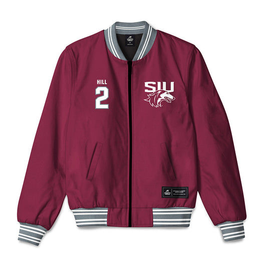 SIU Carbondale - NCAA Football : Naz Hill - Bomber Jacket-0