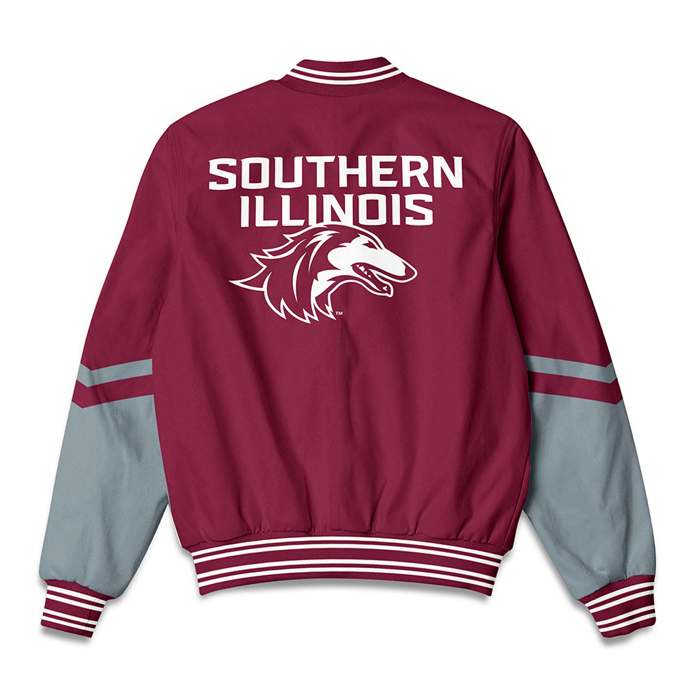 SIU Carbondale - NCAA Football : Bernadin Fleurima Jr - Bomber Jacket-1