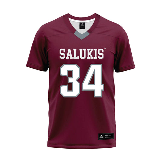 SIU Carbondale - NCAA Football : David Obadein - Premium Football Jersey-0