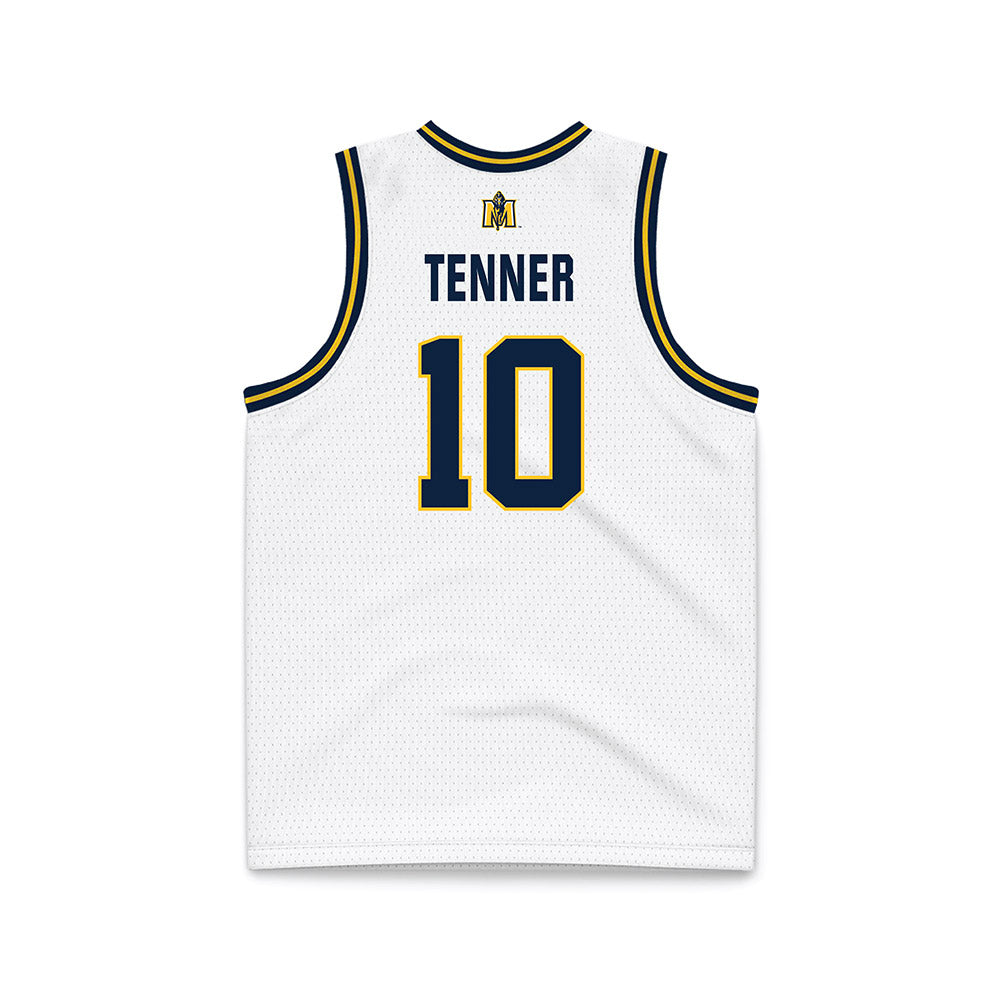 Murray State - NCAA Men's Basketball : KJ Tenner - White Basketball Jersey-1