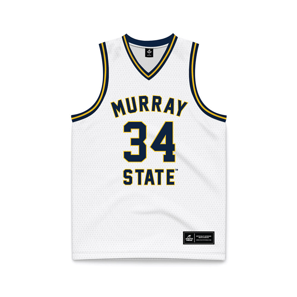 Murray State - NCAA Men's Basketball : Brayden Shorter - White Basketball Jersey-0