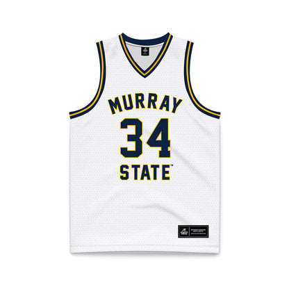 Murray State - NCAA Men's Basketball : Brayden Shorter - White Basketball Jersey-0