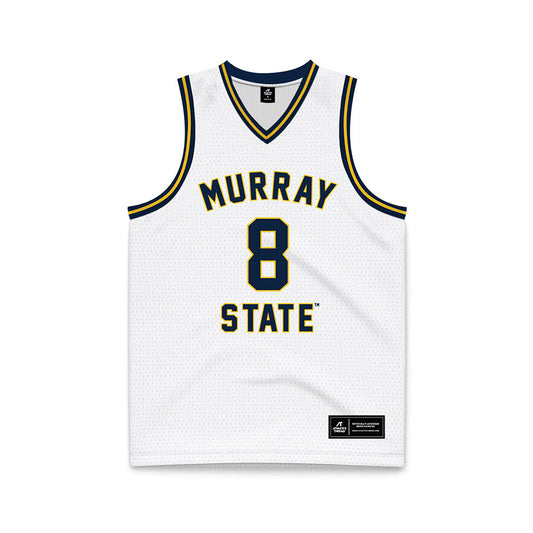 Murray State - NCAA Men's Basketball : Jayden Traynor - White Basketball Jersey-0