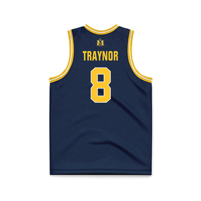 Murray State - NCAA Men's Basketball : Jayden Traynor - Navy Basketball Jersey-1