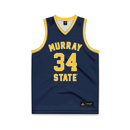 Murray State - NCAA Men's Basketball : Brayden Shorter - Navy Basketball Jersey-0