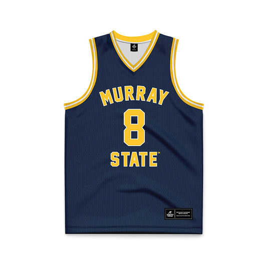 Murray State - NCAA Men's Basketball : Jayden Traynor - Navy Basketball Jersey-0