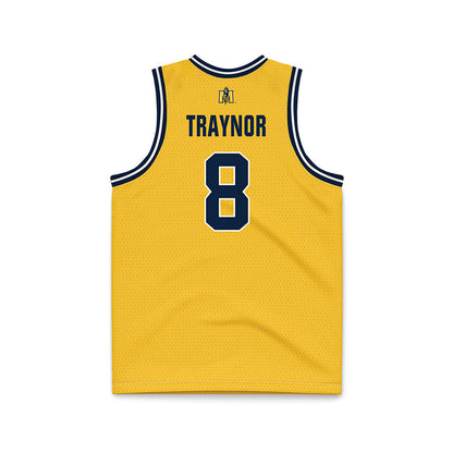 Murray State - NCAA Men's Basketball : Jayden Traynor - Gold Basketball Jersey-1