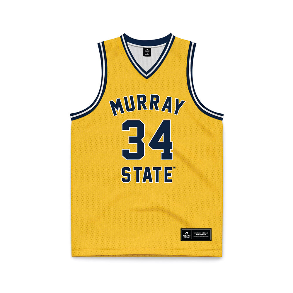 Murray State - NCAA Men's Basketball : Brayden Shorter - Gold Basketball Jersey-0
