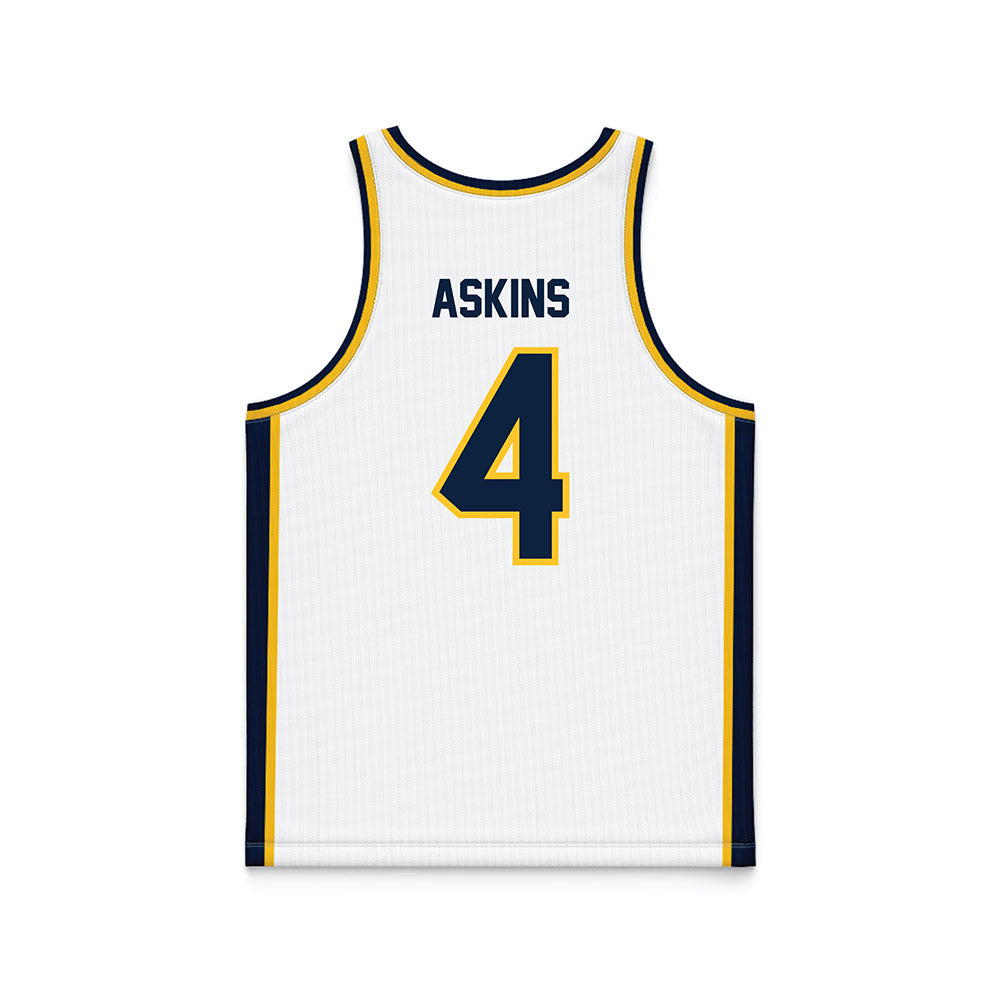 Murray State - NCAA Women's Basketball : Jaidynn Askins - White Basketball Jersey-1