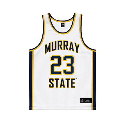 Murray State - NCAA Women's Basketball : Sharnecce Currie-Jelks - White Basketball Jersey-0