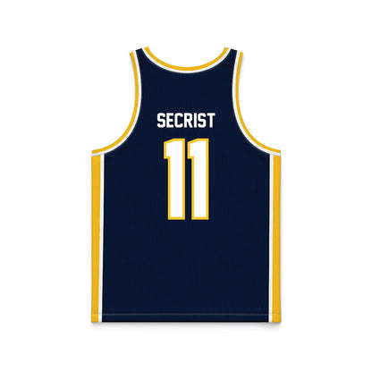 Murray State - NCAA Women's Basketball : Keslyn Secrist - Navy Basketball Jersey-1