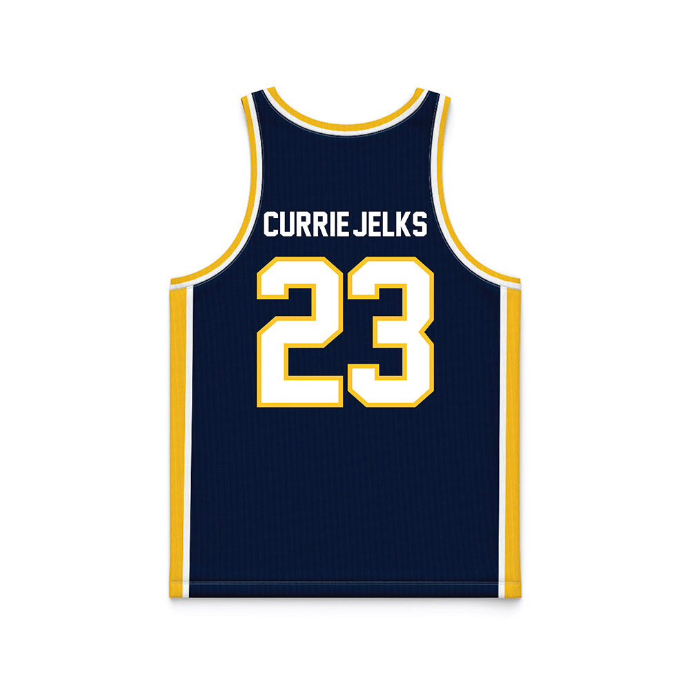 Murray State - NCAA Women's Basketball : Sharnecce Currie-Jelks - Navy Basketball Jersey-1