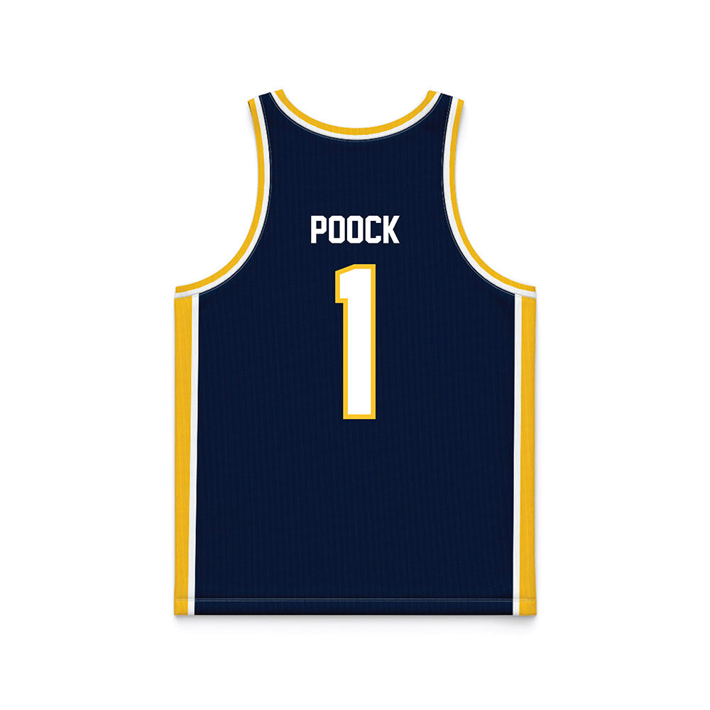 Murray State - NCAA Women's Basketball : Halli Poock - Navy Basketball Jersey