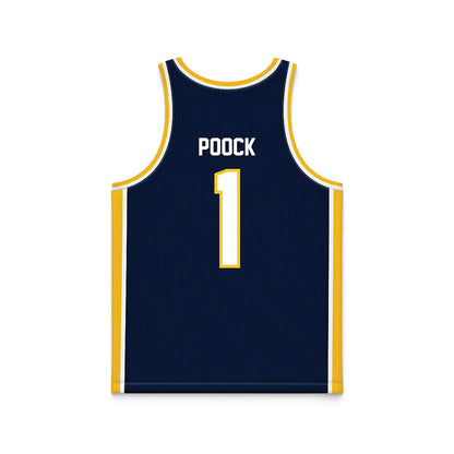 Murray State - NCAA Women's Basketball : Halli Poock - Navy Basketball Jersey