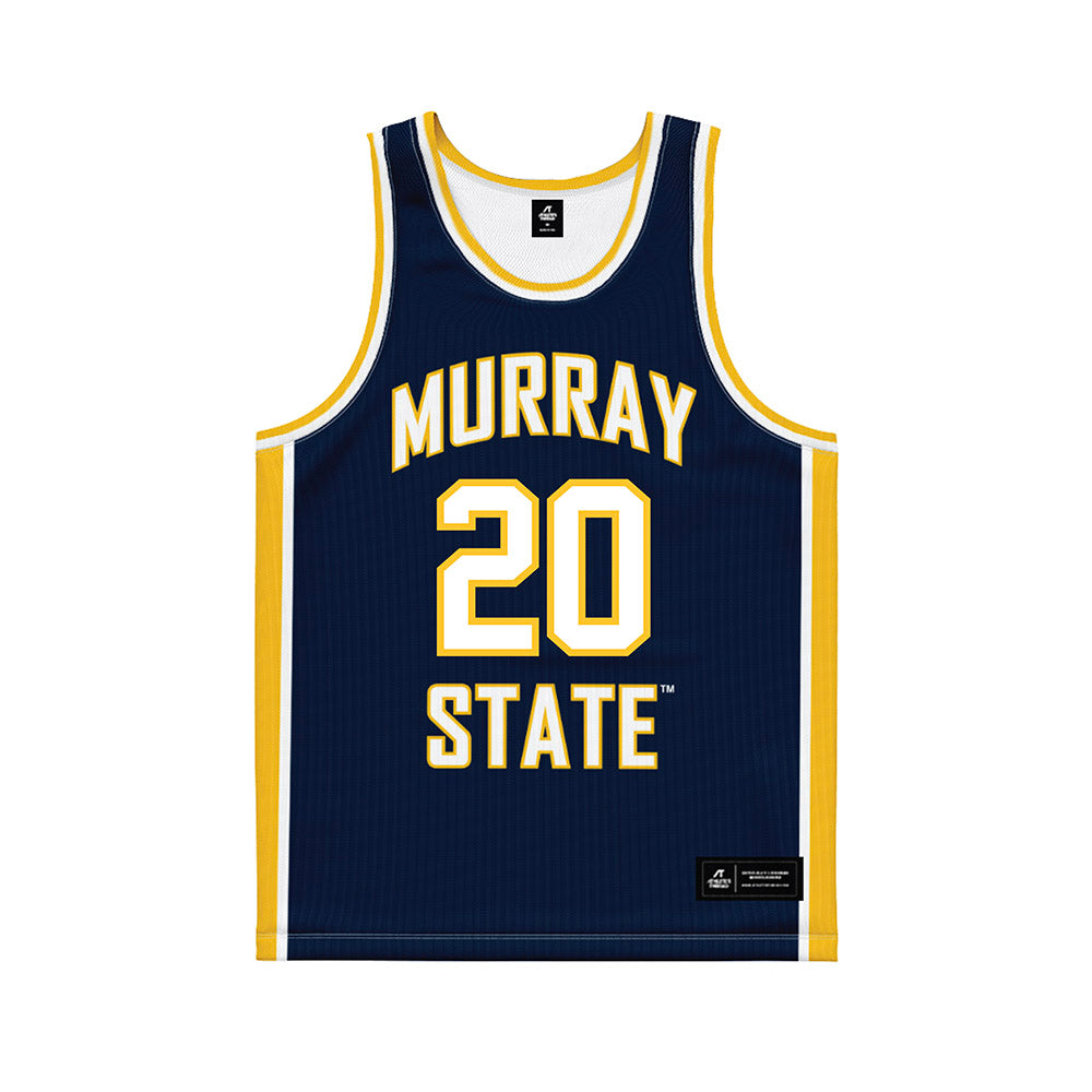 Murray State - NCAA Women's Basketball : Braxcynn Baker - Navy Basketball Jersey